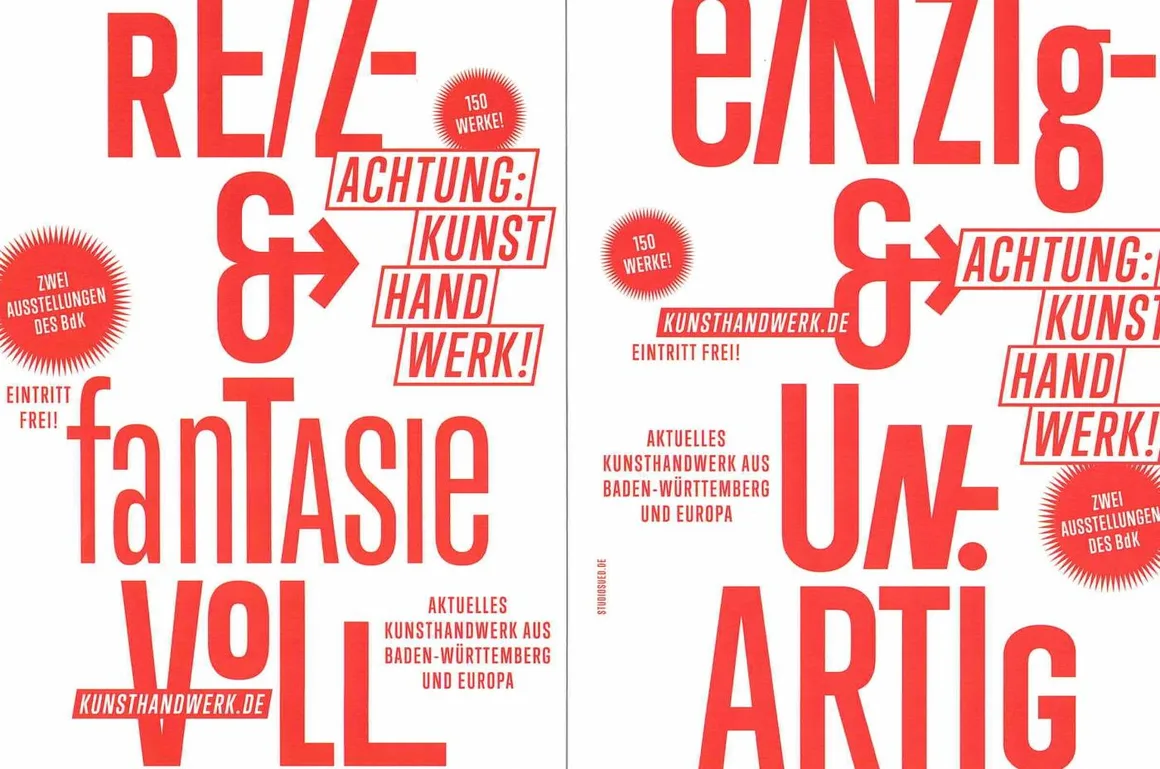 ACHTUNG: Kunsthandwerk! 12.3 - 9.4.2022