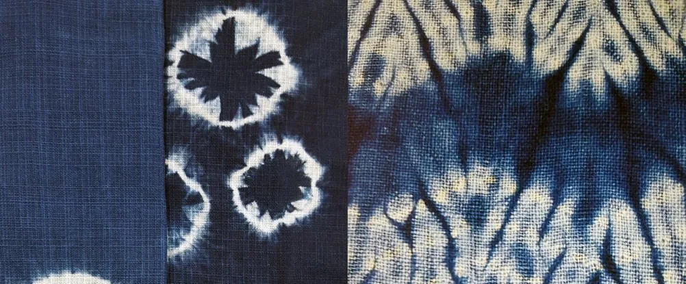 Japanische Färbetechniken: kanoko shibori und mokume shibori