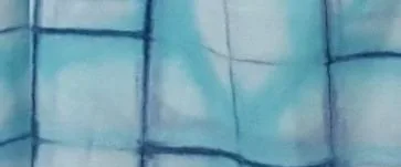shibori itajime - mit mehreren formen und zwei farbvorgängen