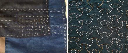 zwei japanische sticktechniken: sashiko und boro